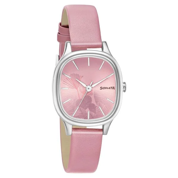 Sonata Linnea Pink Dial Women Watch