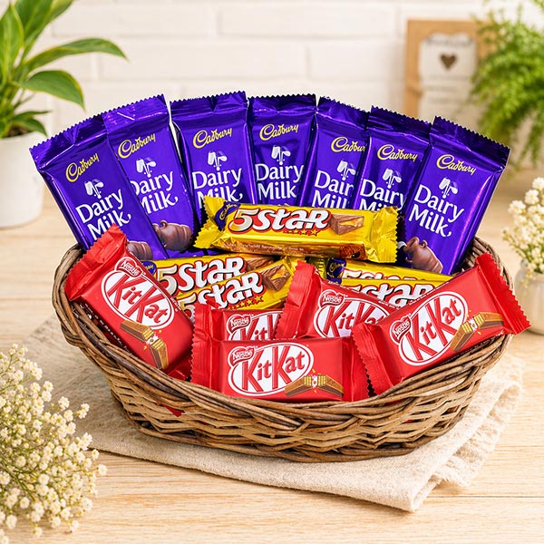 Dairy Milk KitKat Five Star Basket