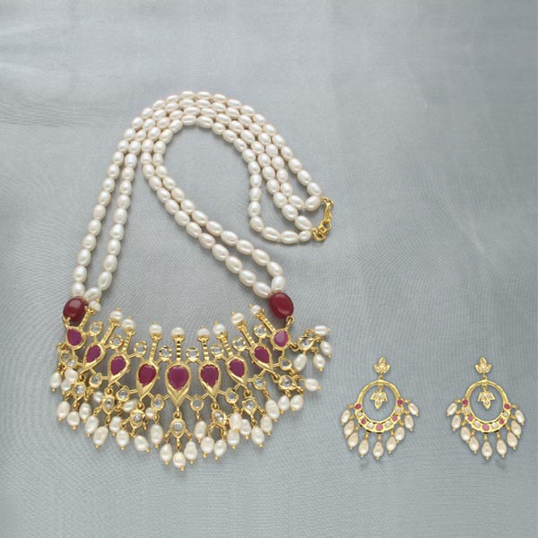 Harita 2 Lines Pearl Necklace for Mother