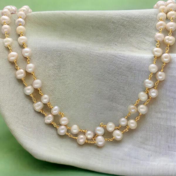 Lolita 2 Lines Pearl Necklace