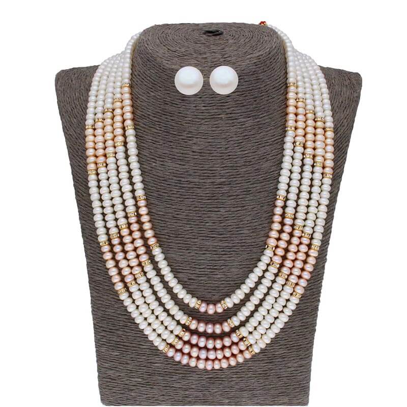 5 Line 4-5MM Beautiful Pearl Set