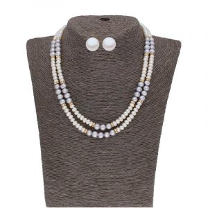 2 Line Button Pearl Set