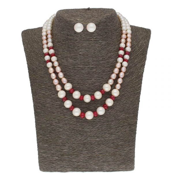 INITIAL PEARL NECKLACE