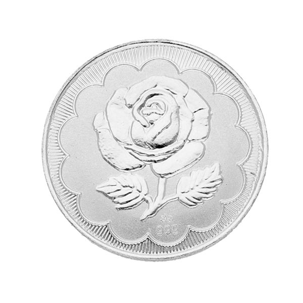 Flower Silver Coin