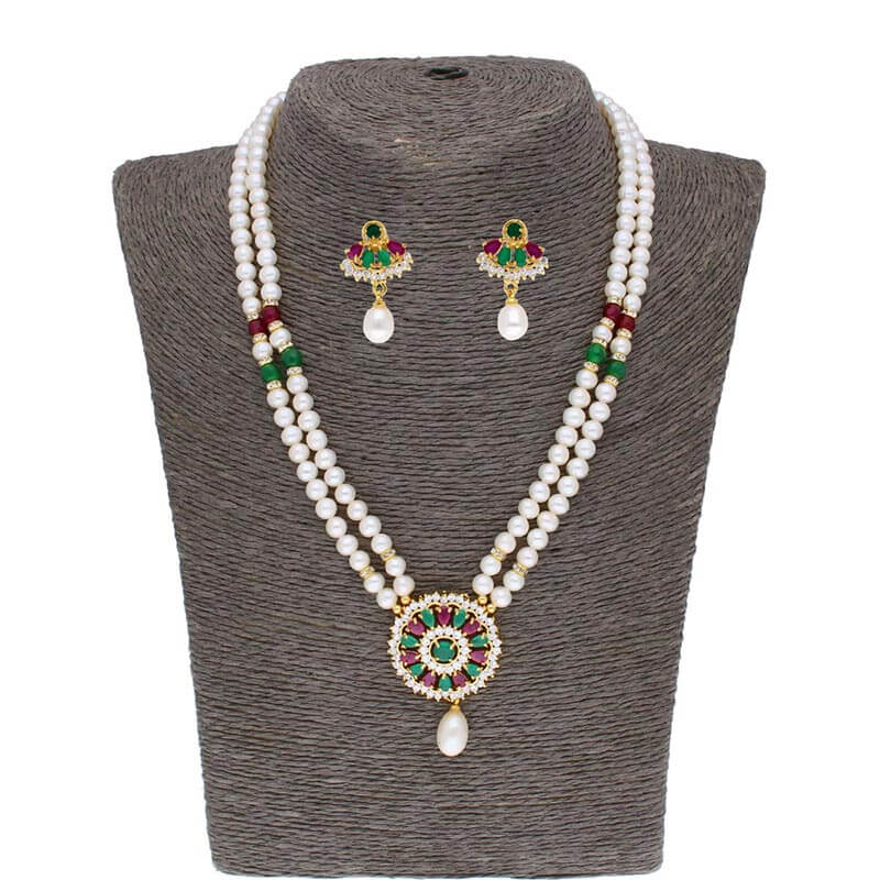 Abeedha Pearl Set