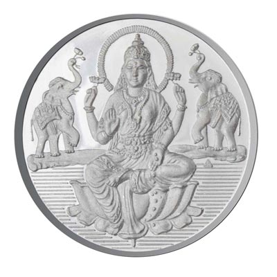 Lakshmi Silver Coin