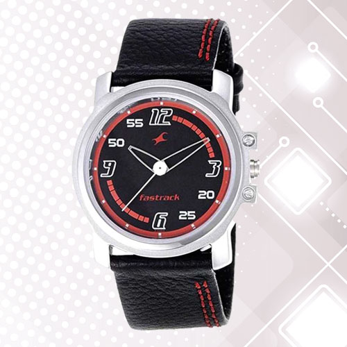 Fastrack Black Dial Analog Watch for Guys