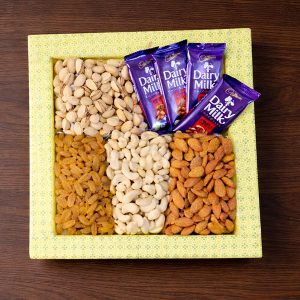 Special Chocolate Dry Fruit Tray