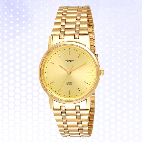 Golden Timex Gents Timepiece