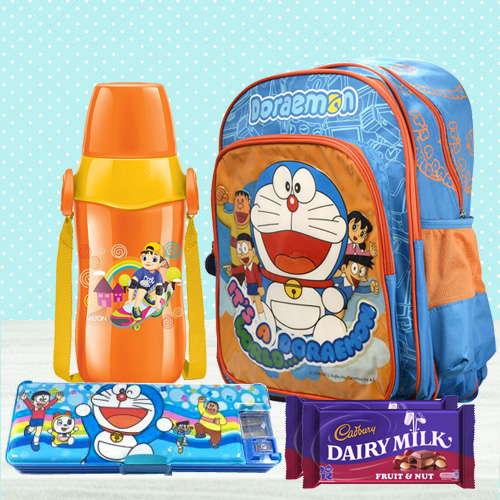 Cartoon School Bag Gift Hamper