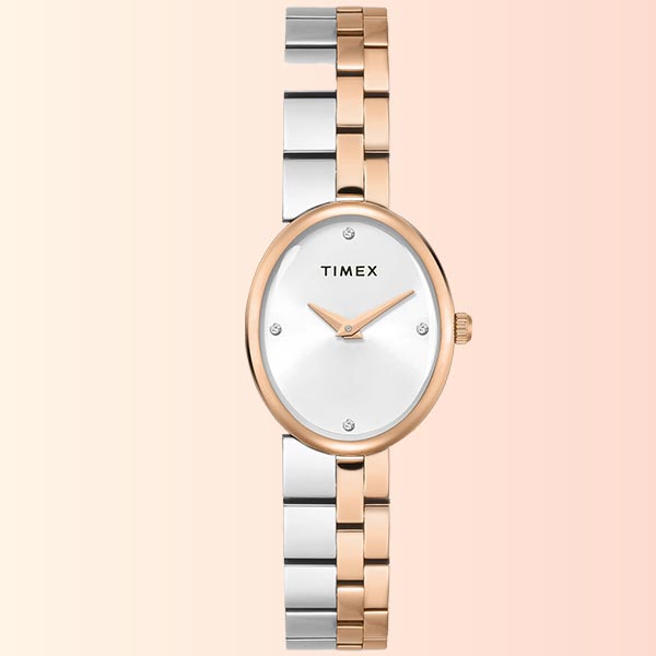 Trendy Oval Stylish Timex Ladies Watch