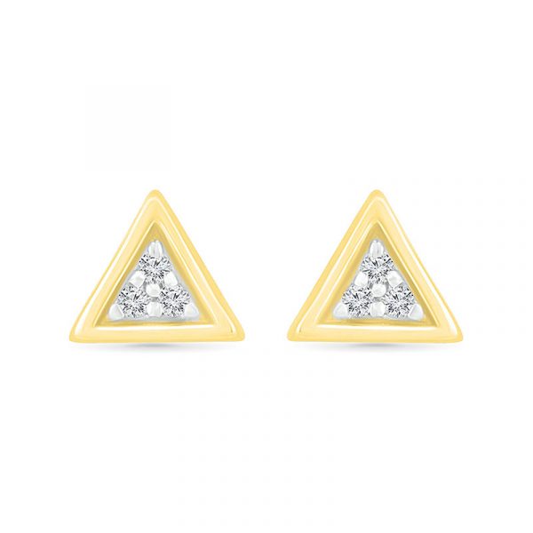 18kt Blooming Diamond Earrings