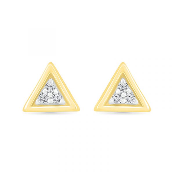 18kt Blooming Diamond Earrings