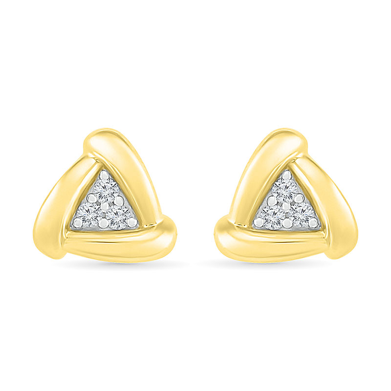 18kt Elegant Diamond Earrings