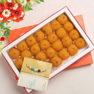 Haldiram Laddu Sweets with Rakhi