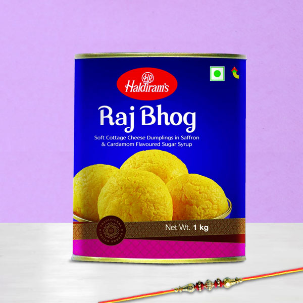 Haldiram Rajbhog Sweets with Rakhi