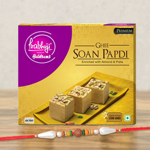 Haldiram’s Ghee Soan Papdi with Rakhi