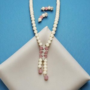 Heritage Glint Pearl Necklace Set