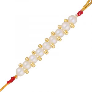 Spiral Pearl Rakhi