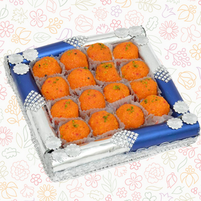 Motichur Laddoo Tray