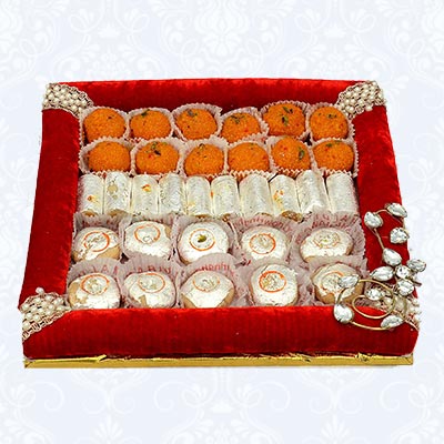 Mouth Watering Sweets Thali