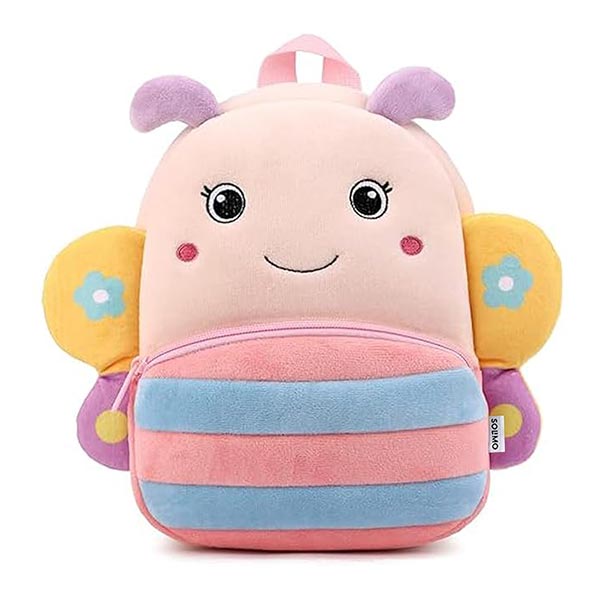 Multicolour Butterfly Kids Preschool Backpack