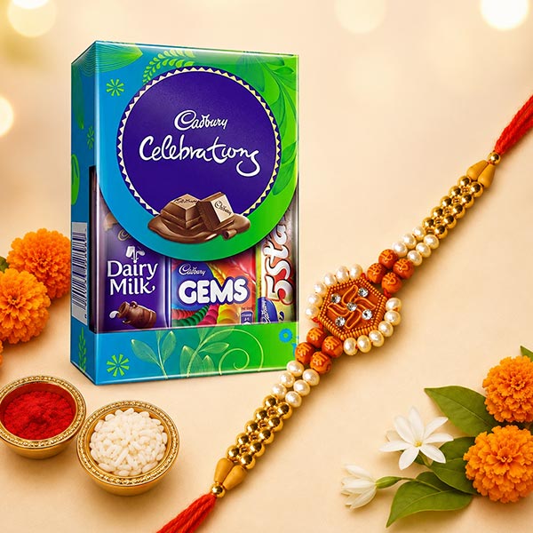 One Rakhi with Cadbury Gift Pack