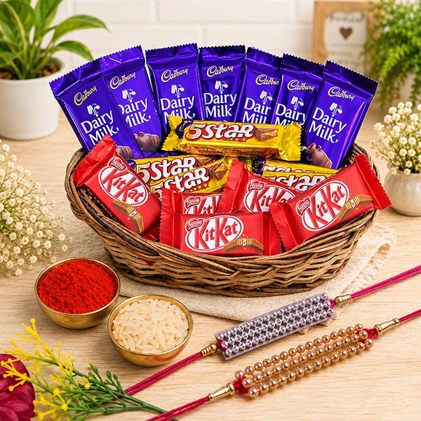 Rakhi Dairy Milk Chocolates Tray