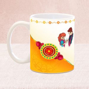 Rakhi Personalized Mug for Brother