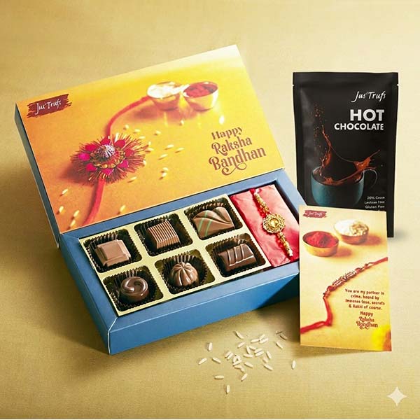 Rakhi Cocoa Joy with Hot Chocolate Mix