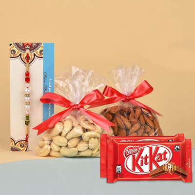 Rakhi with Kaju Almond and Kitkat