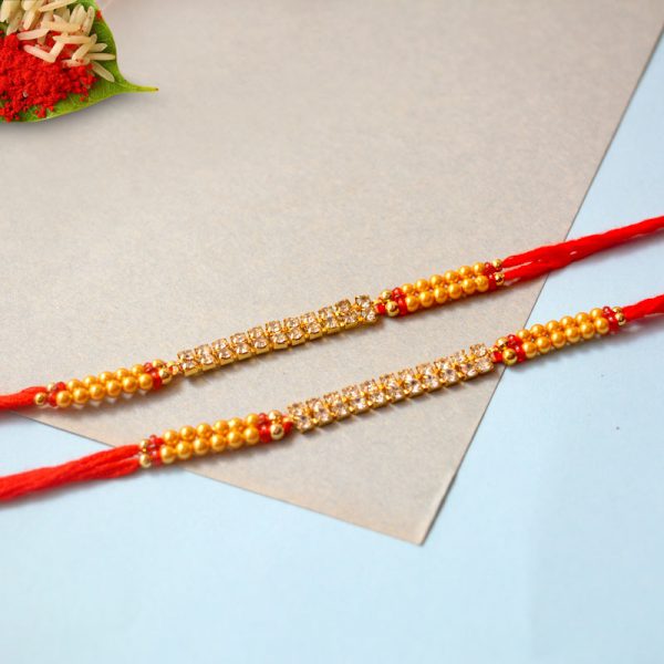 Set of 2 Stone Rakhis