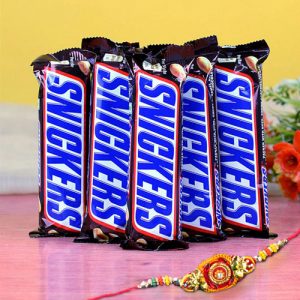 Snickers Chocolate with Rakhi