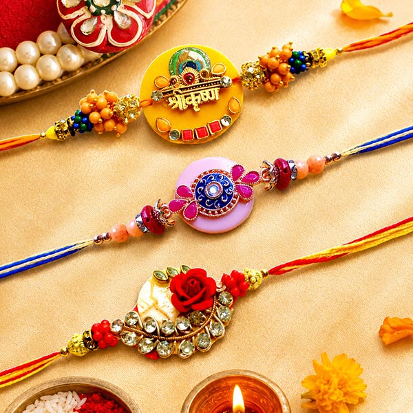 Sparkling Rakhi Set