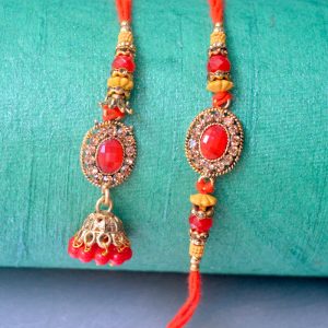 Elegant Rakhi Pair