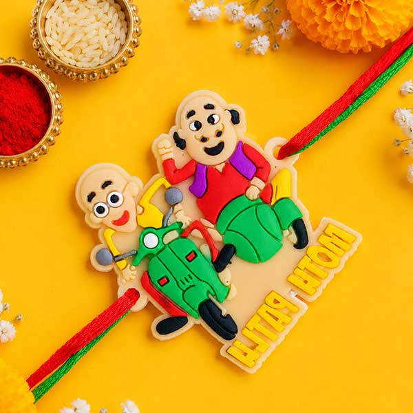 Motu Patlu Bike Kids Rakhi