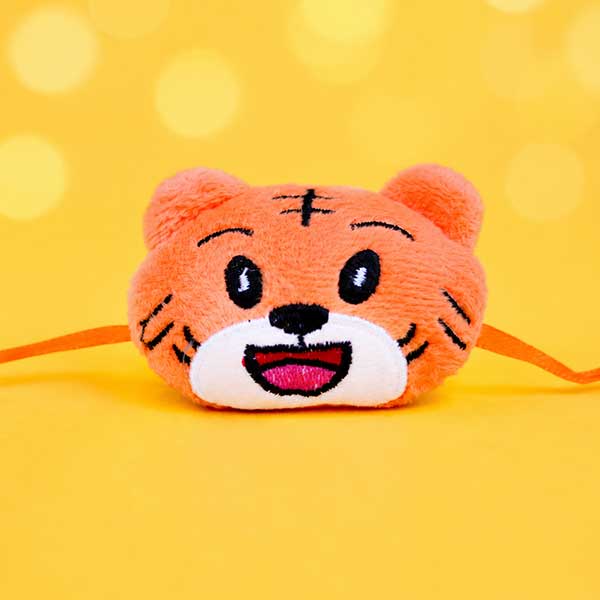 Cute Soft Tiger Kids Rakhi