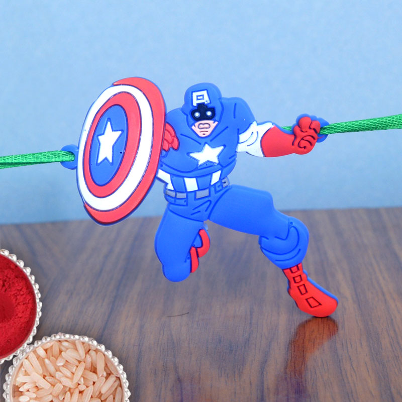 Captain America Kids Rakhi