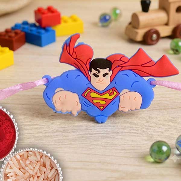 Superman Cartoon Kids Rakhi