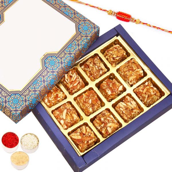 Roasted Almond Sugarfree Bites with Rakhi