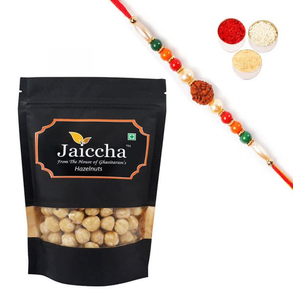 Hazelnuts with Rudraksh Rakhi