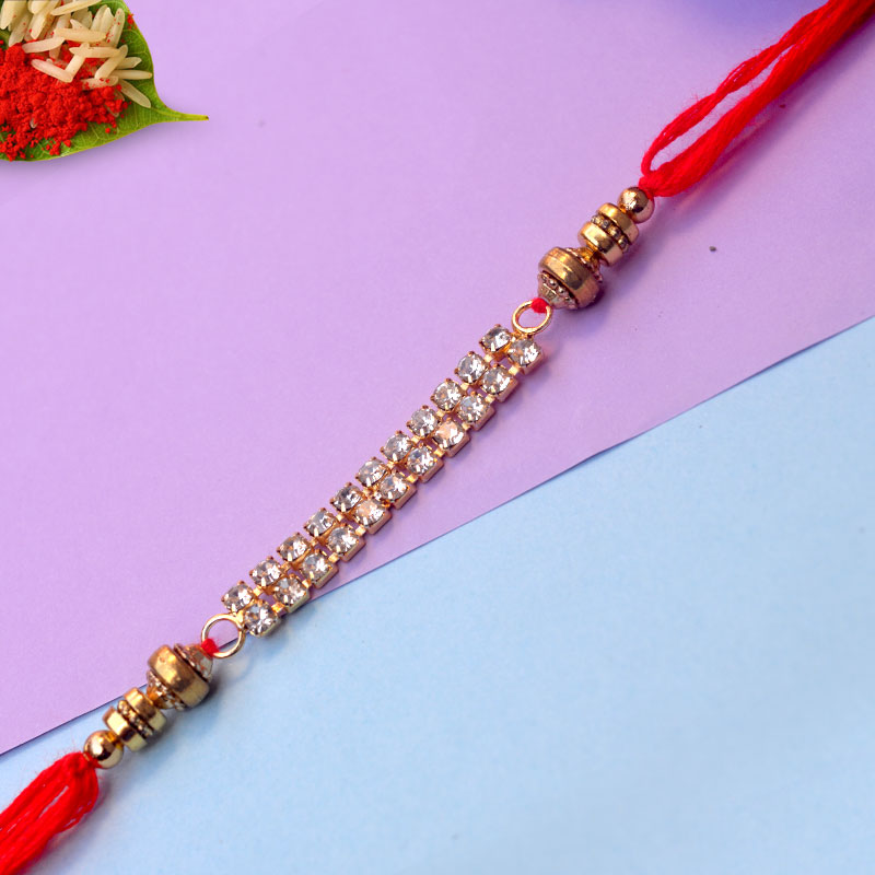 Bright Stone Rakhi Thread