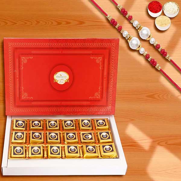 Sugarfree Assorted Mewa Bites with 2 Rakhis