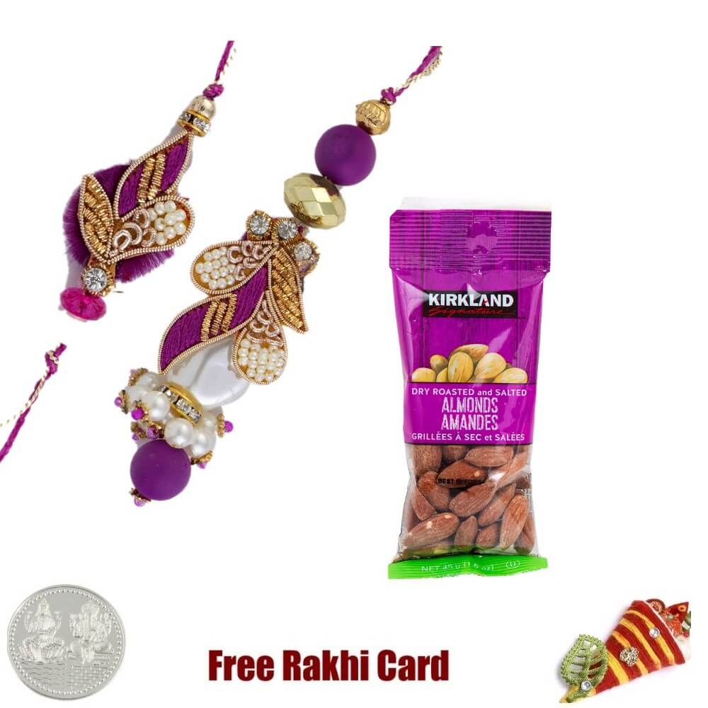 Bhaiya Bhabhi Rakhi with Almonds