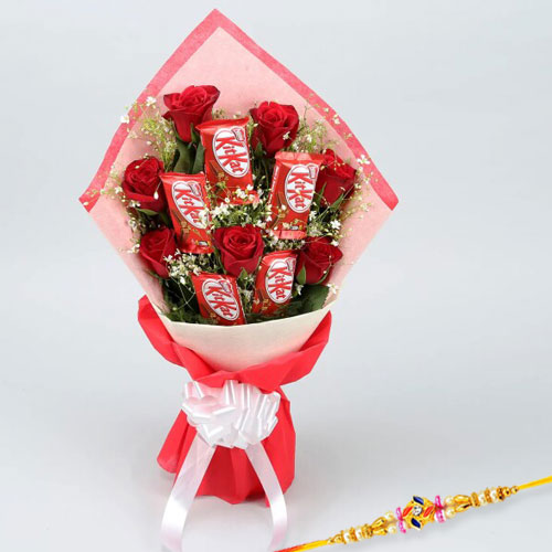 Chocolate Bouquet with Rakhi