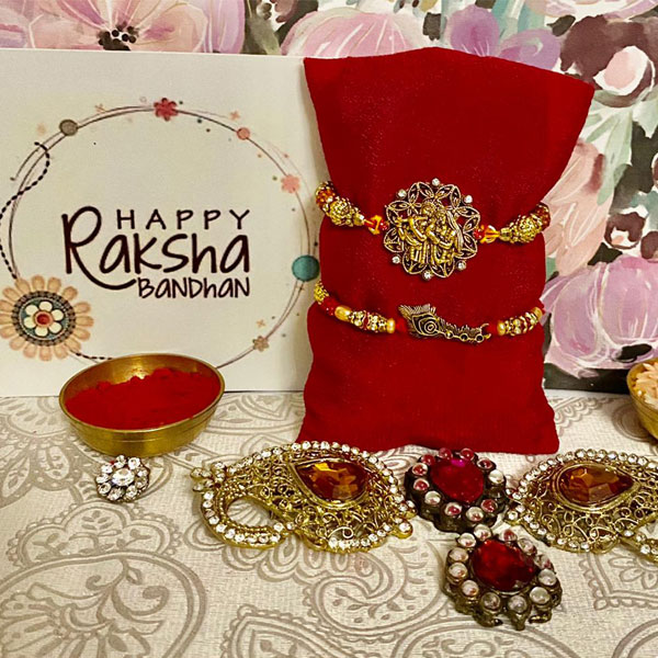 Radha Krishan and morpankh rakhi