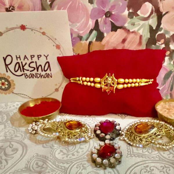 Red Trishul Rakhi(Aus)