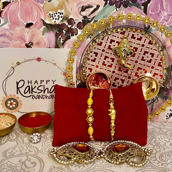 Traditional rakhi setof 2 (Aus)