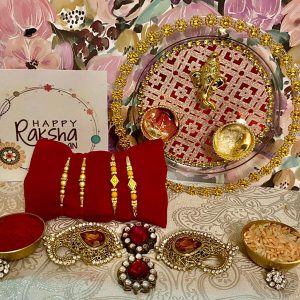 Traditional Rakhi Set of 4