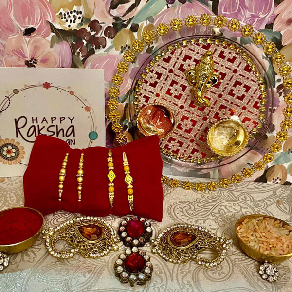 Traditional Rakhi Set of 4